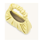 JW PEI Gabbi Ruched Hobo Handbag Light Yellow