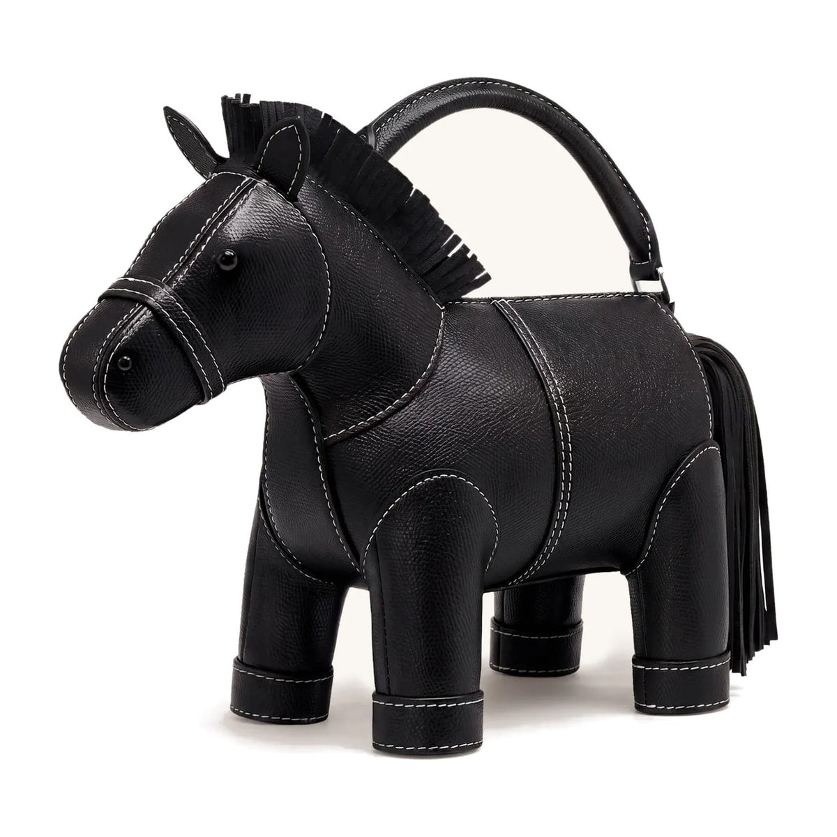 JW PEI Harper Horse Top Handle Bag Black