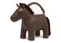 JW PEI Harper Horse Top Handle Bag Dark Brown