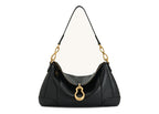 JW PEI Jayla Metal Pendant Embellished Shoulder Bag Black