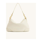 JW PEI Jayla Metal Pendant Embellished Shoulder Bag White