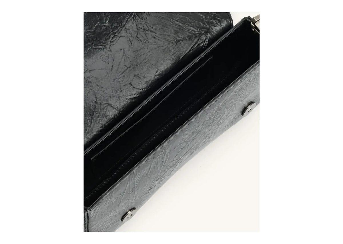 JW PEI Joy Crushed Shoulder Bag Black