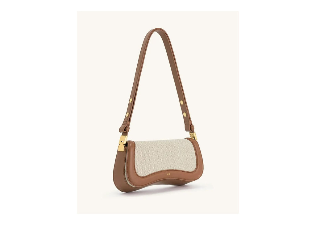 JW PEI Joy Shoulder Bag Brown Canvas
