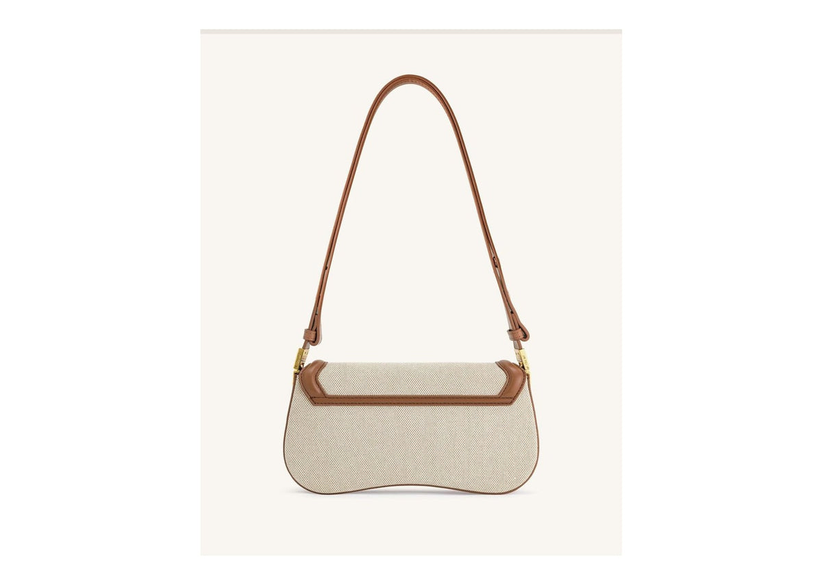 JW PEI Joy Shoulder Bag Brown Canvas