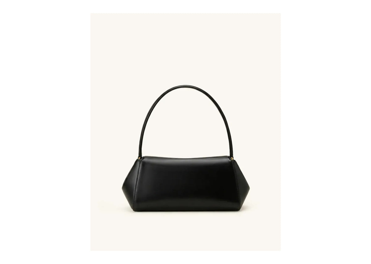 JW PEI Lucia Turn-Lock Flap Shoulder Bag Black