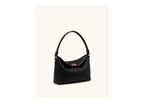JW PEI Lucia Woven Hobo Bag Black