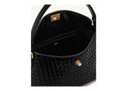 JW PEI Lucia Woven Hobo Bag Black