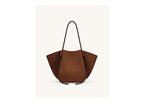 JW PEI Nala Faux Suede Wide Tote Bag Brown