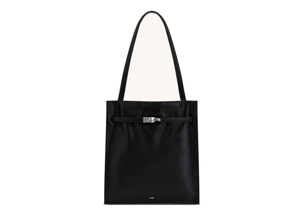 JW PEI Noelle Belted Tote Bag Black