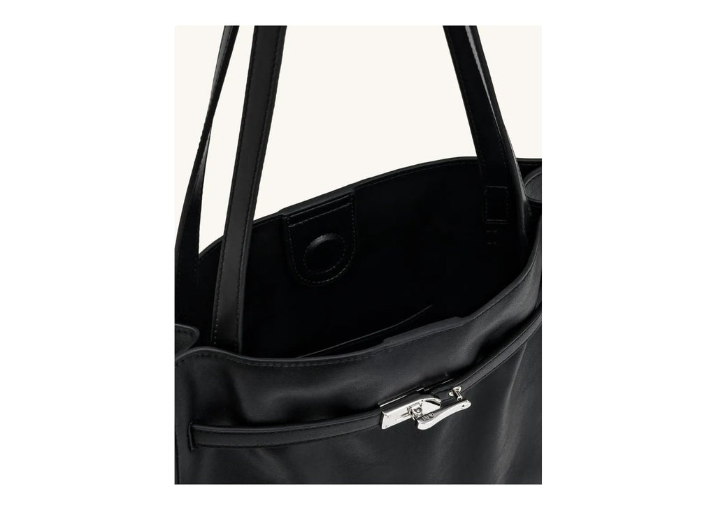 JW PEI Noelle Belted Tote Bag Black