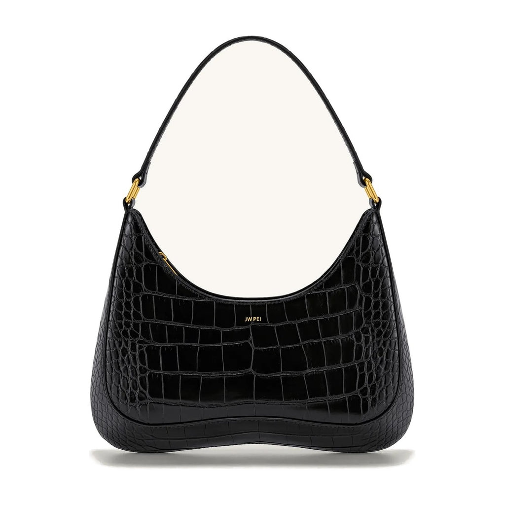 JW PEI Ruby Shoulder Bag Black Croc