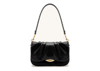 JW PEI Sofia Ruched Shoulder Bag Black