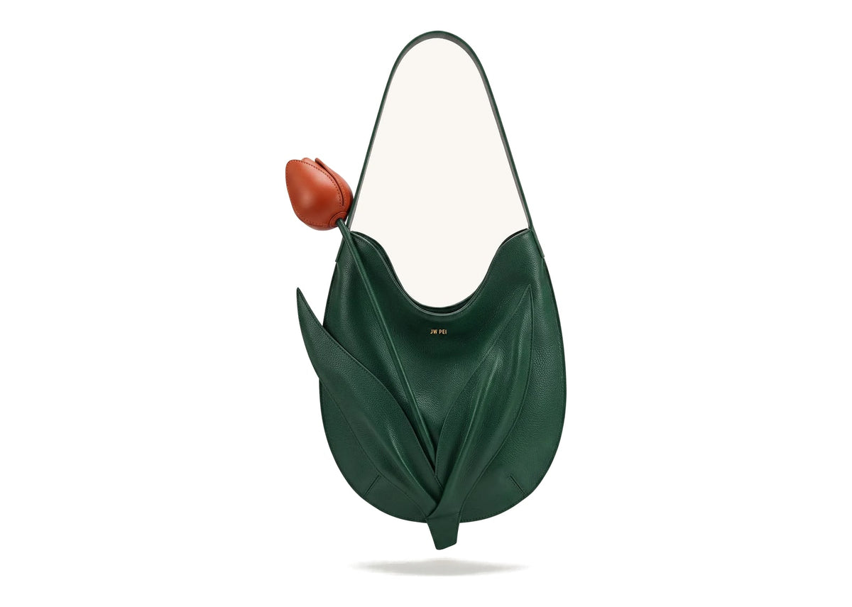 JW PEI Tulip Shape Shoulder Bag Forest Green