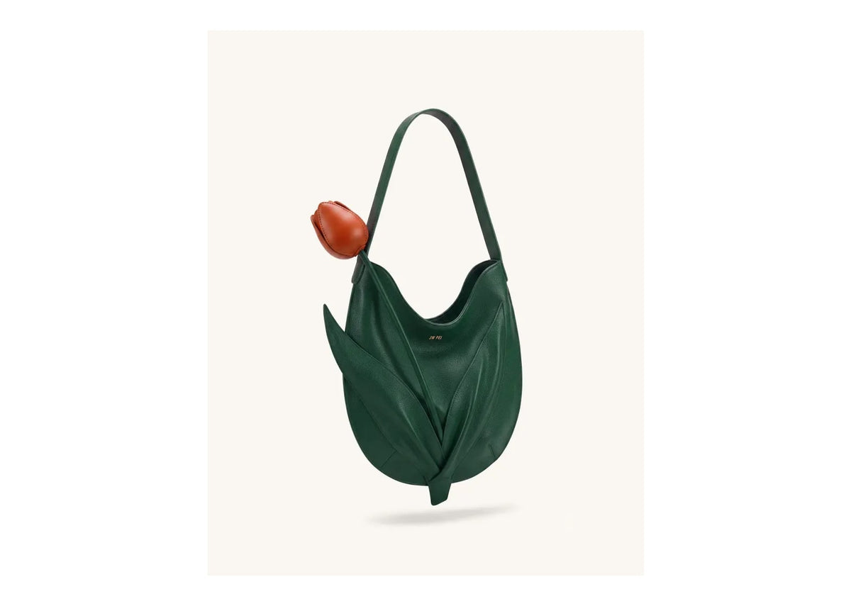 JW PEI Tulip Shape Shoulder Bag Forest Green