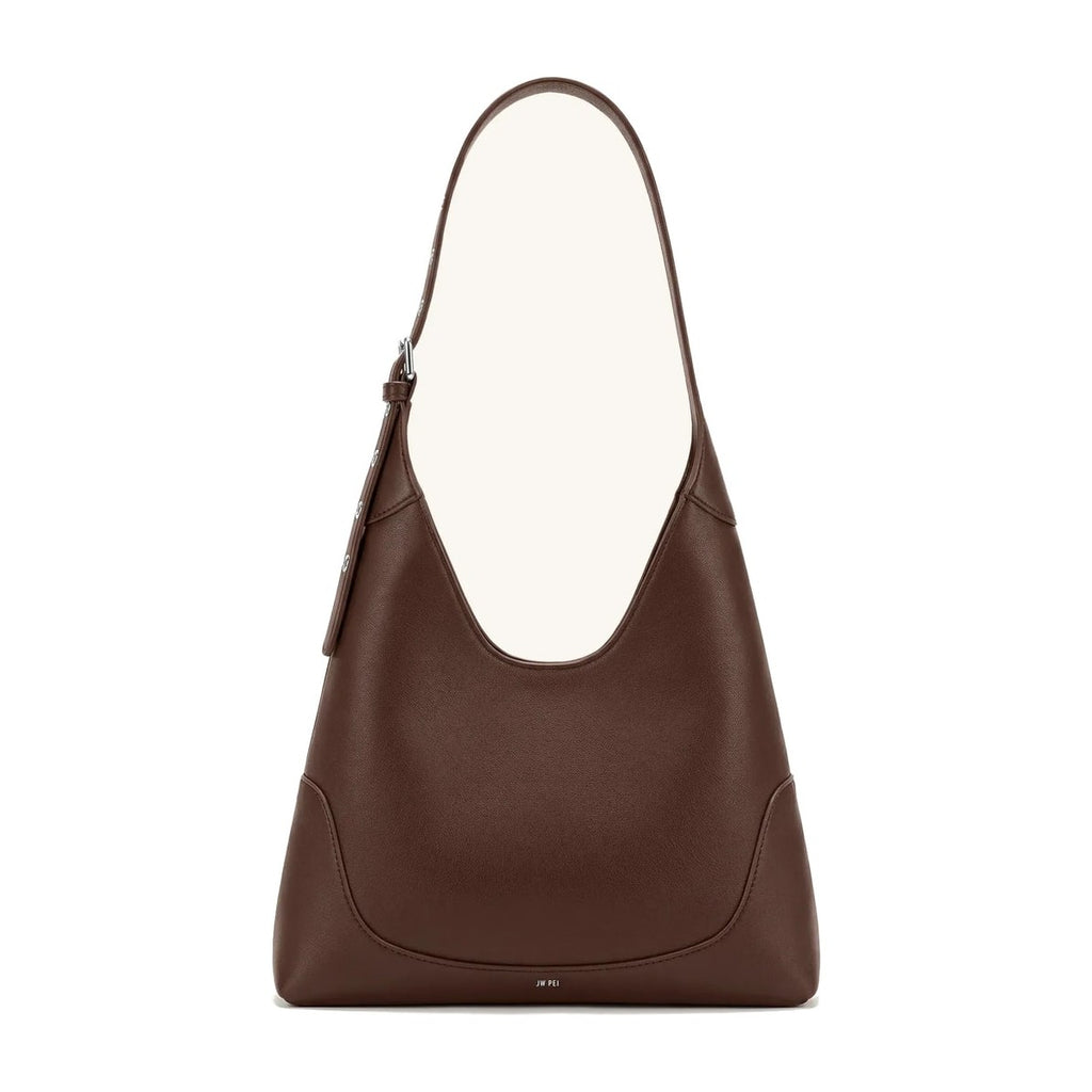 JW PEI Willow Soft Hobo Shoulder Bag Dark Brown
