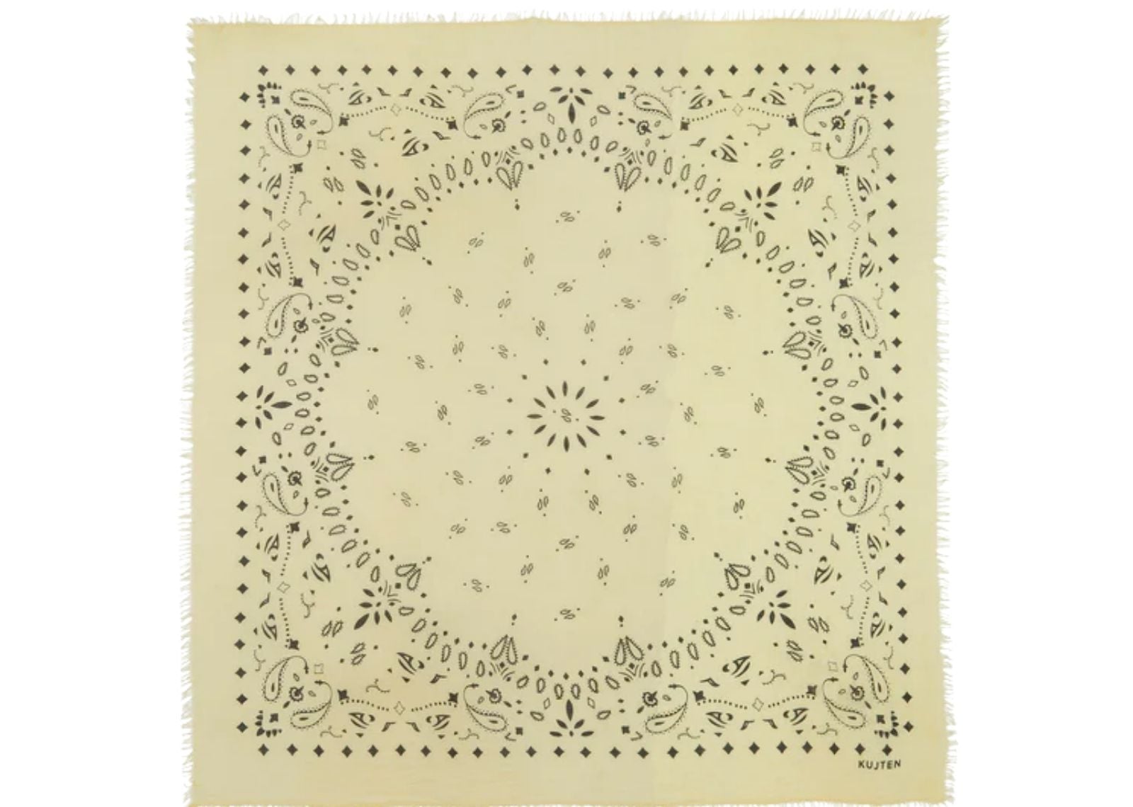 Kujten Extra Large Cashmere Bandana Effy Anise