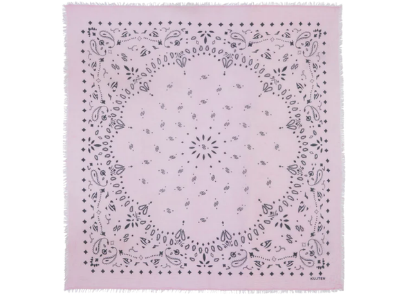 Kujten Extra Large Cashmere Bandana Effy Bubble Pink