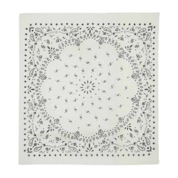 Kujten Extra Large Cashmere Bandana Effy White