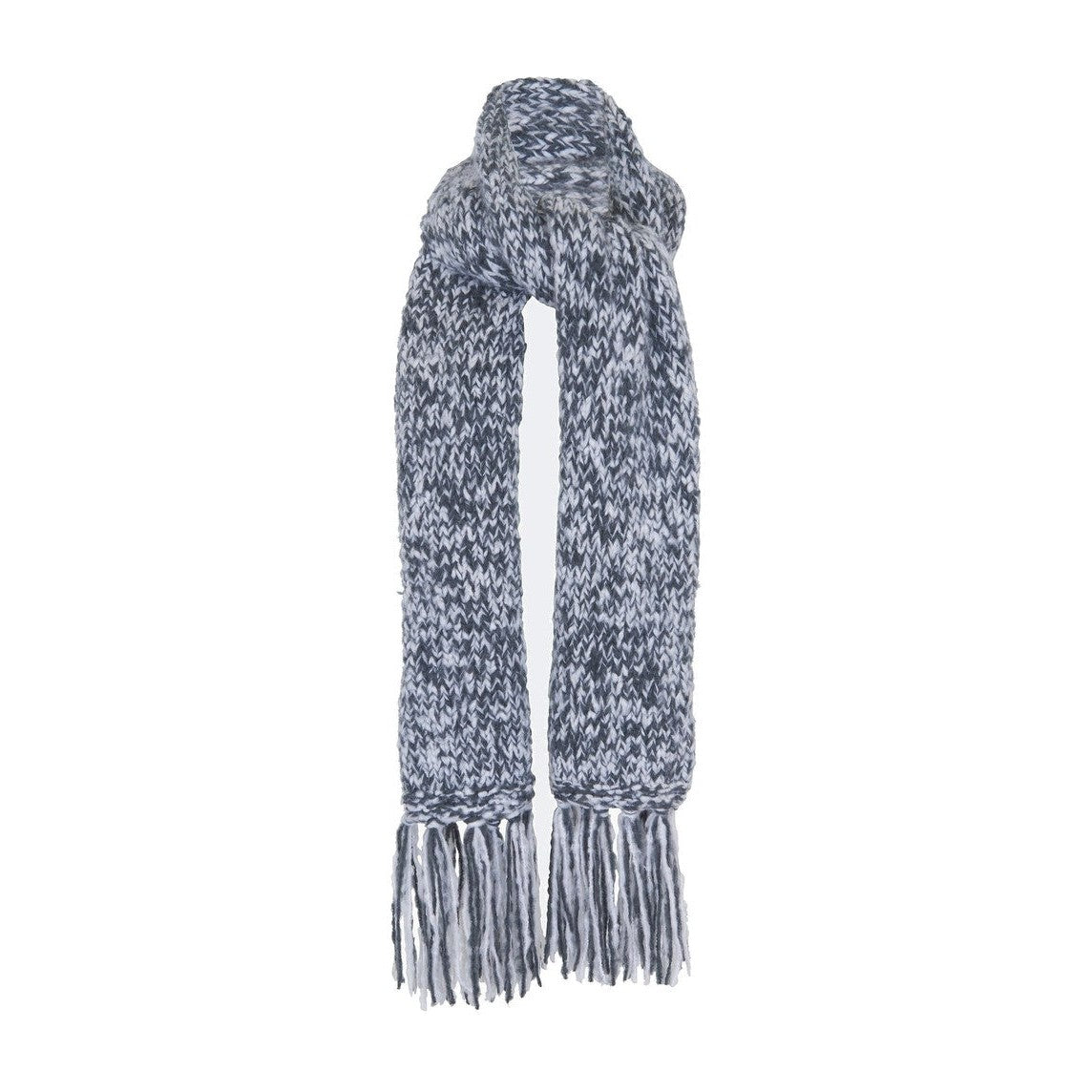 Kujten Hand Knit Scarf Heather Gray