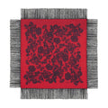 Kujten Large Bandana Helia Lace Fringes Coral Red