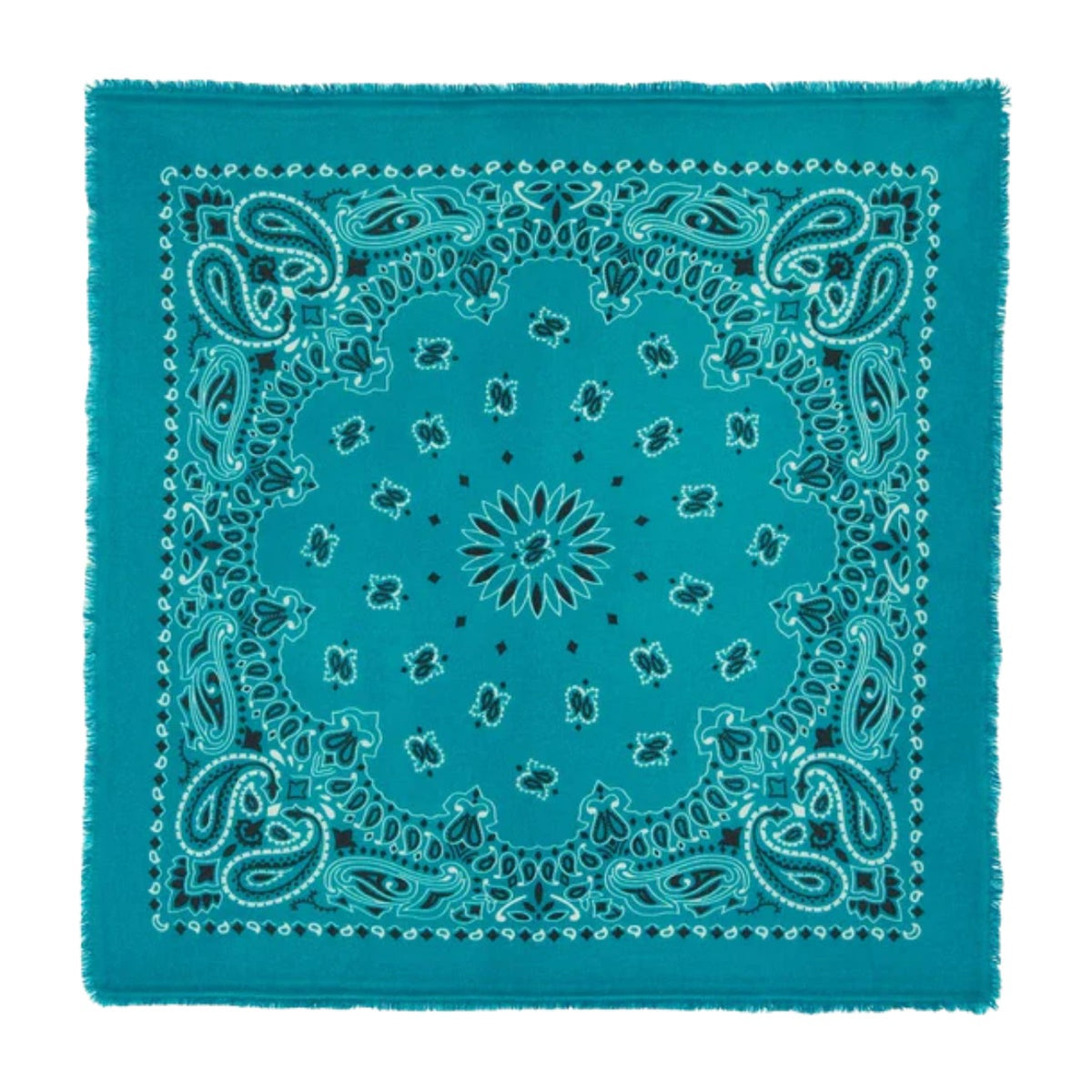 Kujten Large Cashmere Bandana Hachiko Bico Jade Green