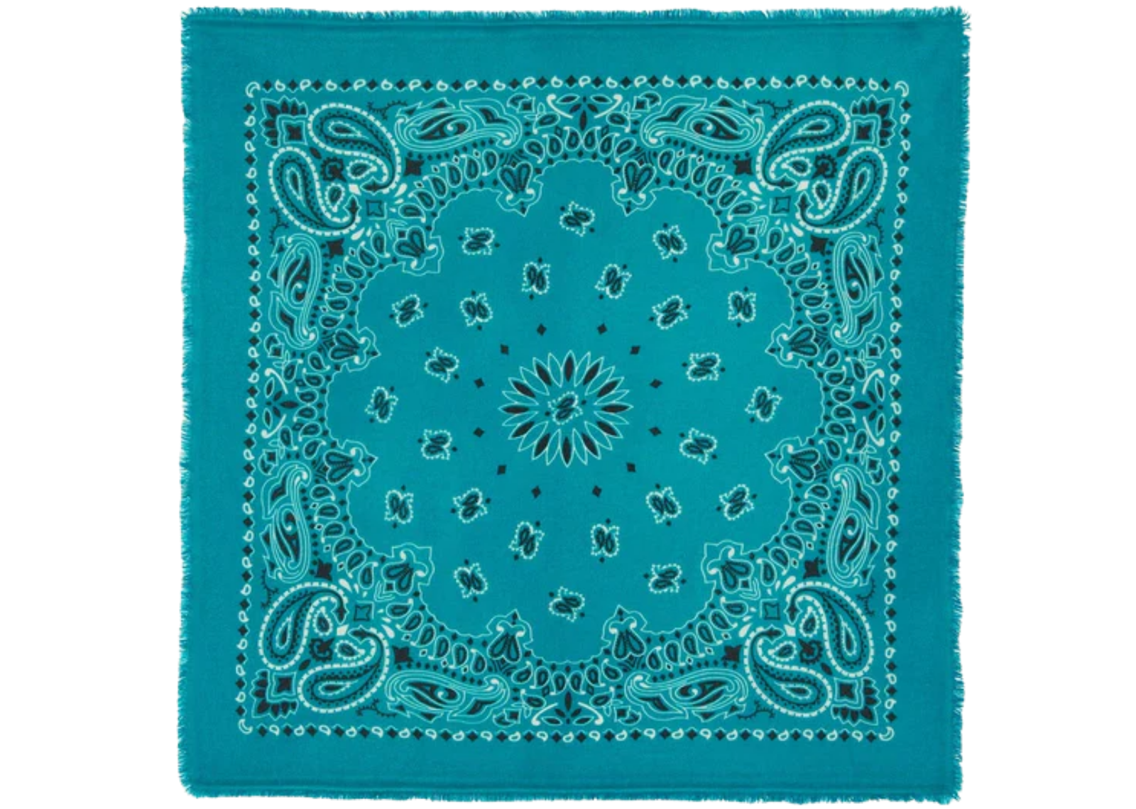 Kujten Large Cashmere Bandana Hachiko Bico Jade Green