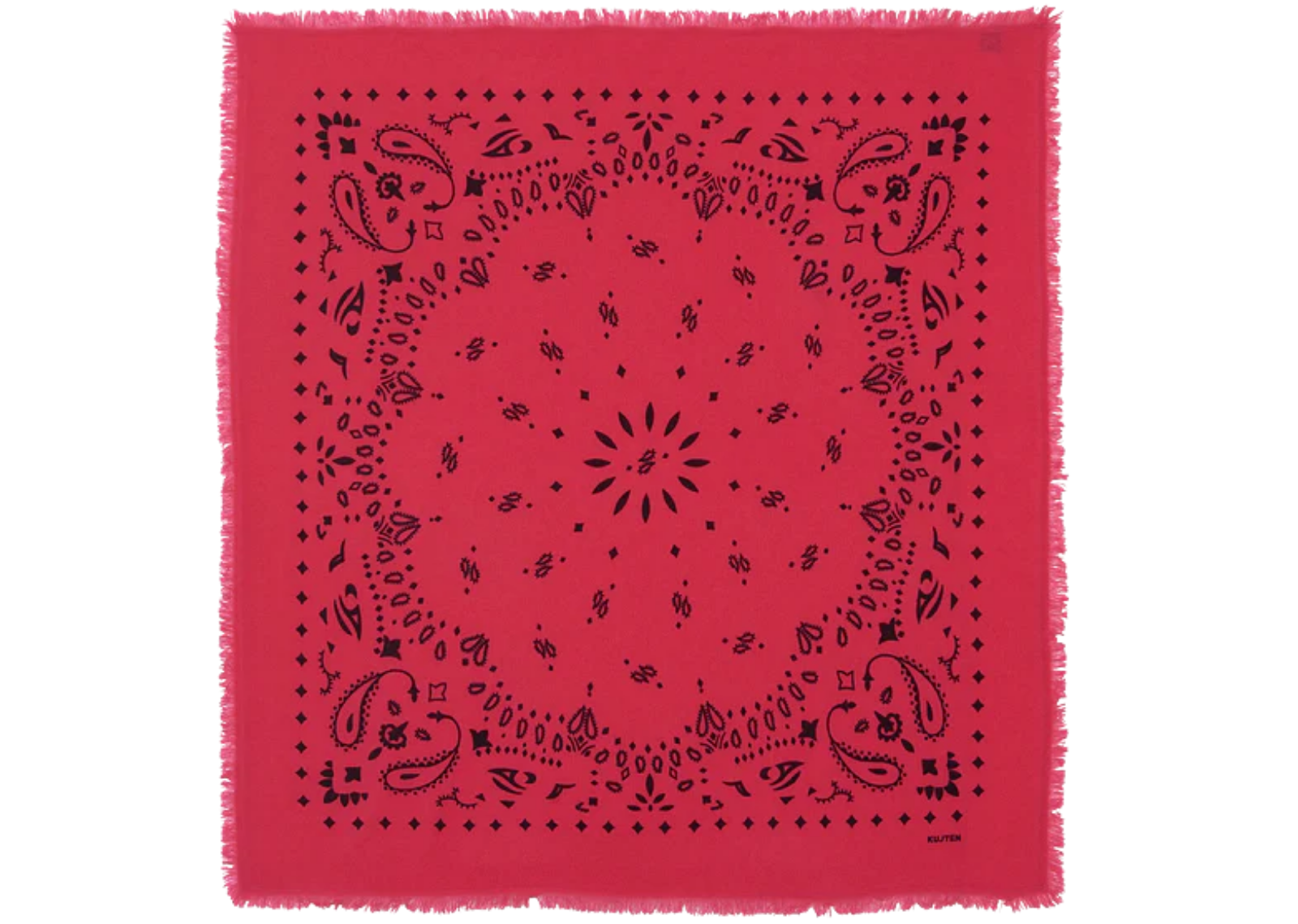 Kujten Large Cashmere Bandana Hachiko Fuschia