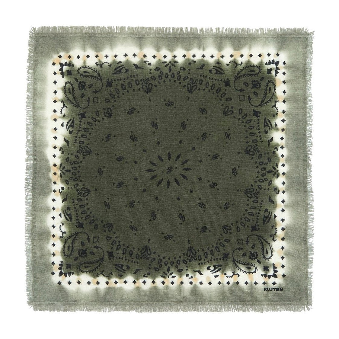 Kujten Small Bandana Hachi Abba Bandana Dark Khaki
