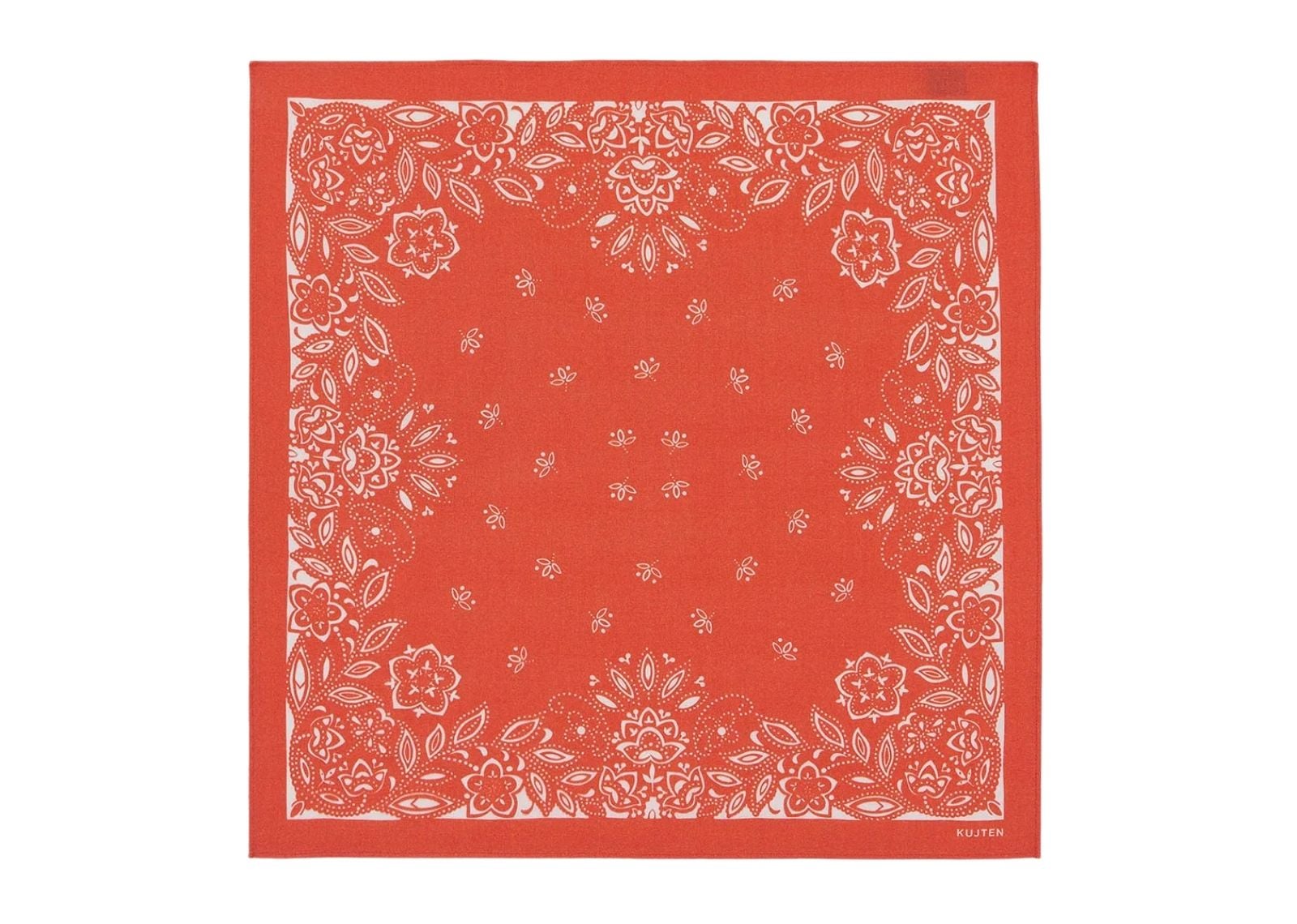 Kujten Small Bandana Heli Hibiscus Orange