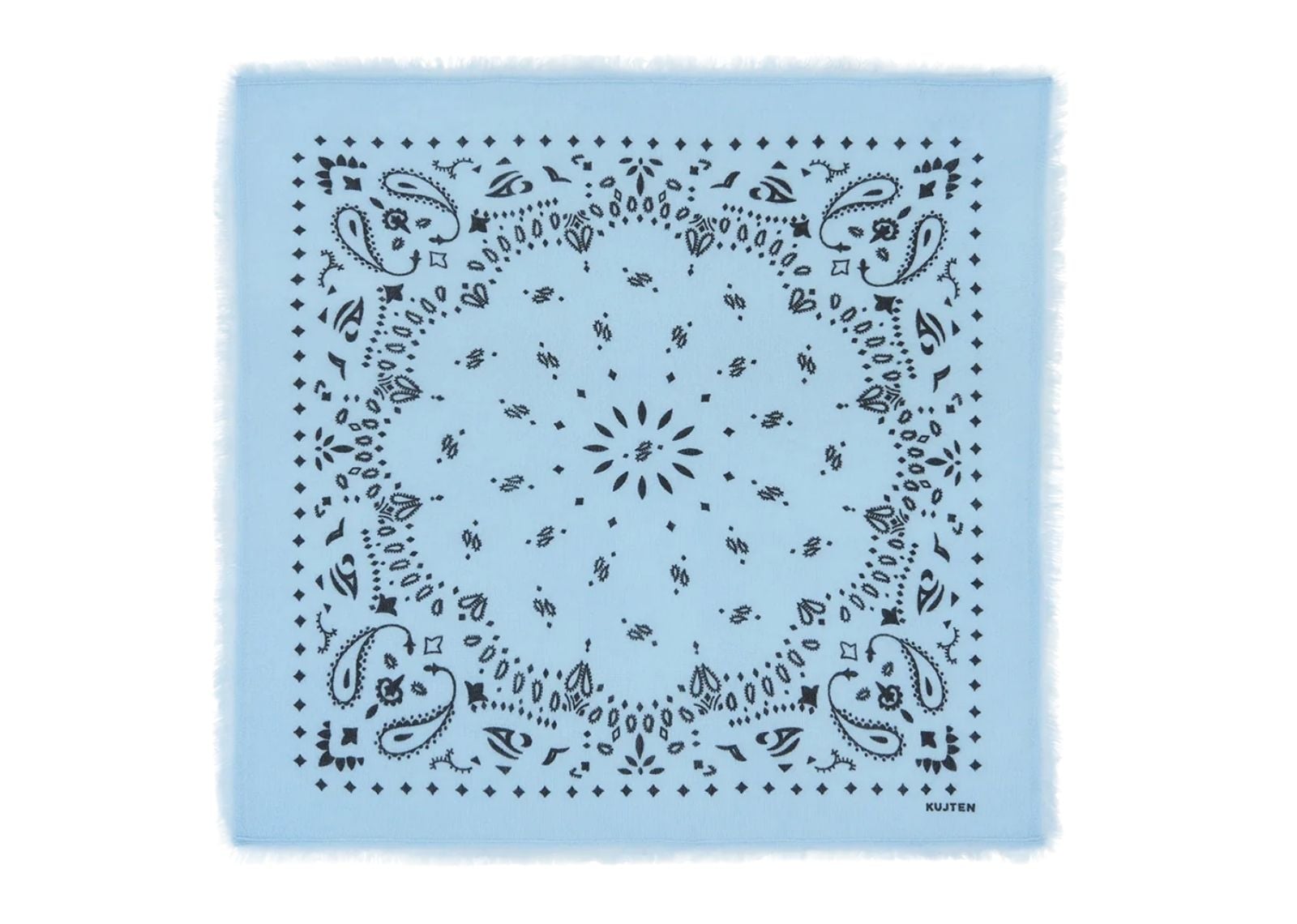 Kujten Small Cashmere Bandana Hachi Zephyr Blue