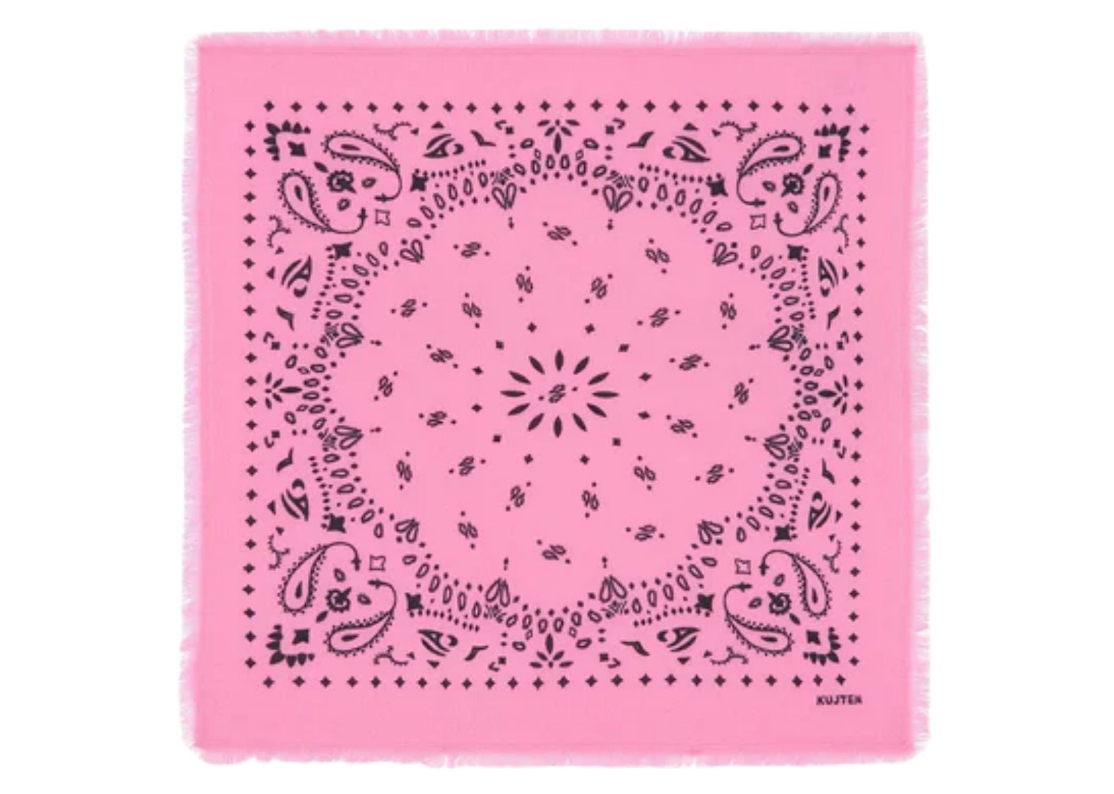 Kujten Small Cashmere Bandana Hachi Bubble Pink