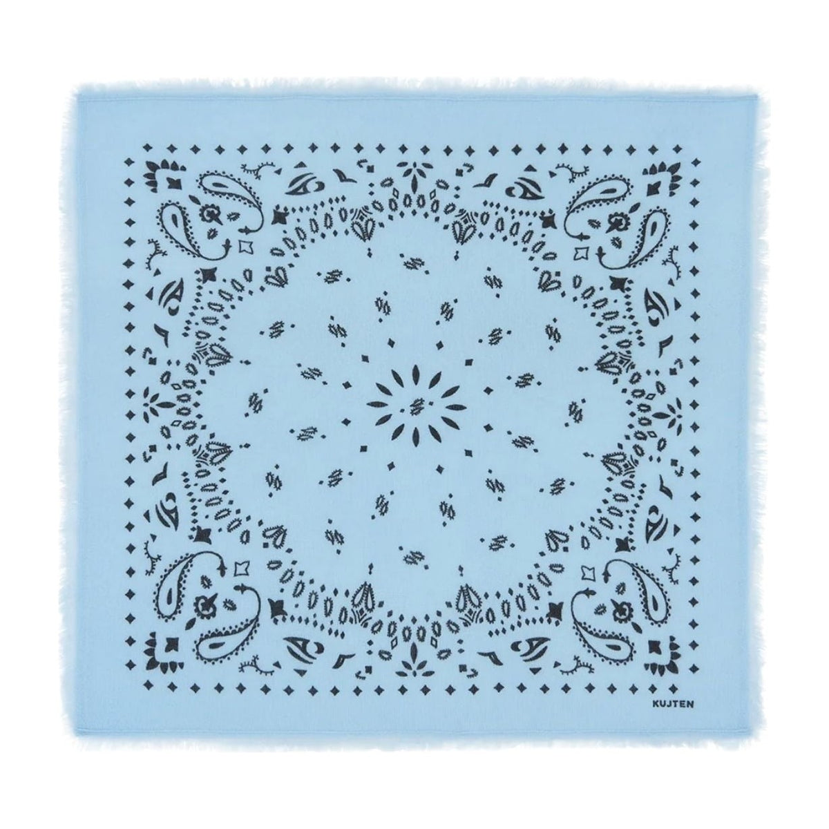 Kujten Small Cashmere Bandana Hachi Zephyr Blue