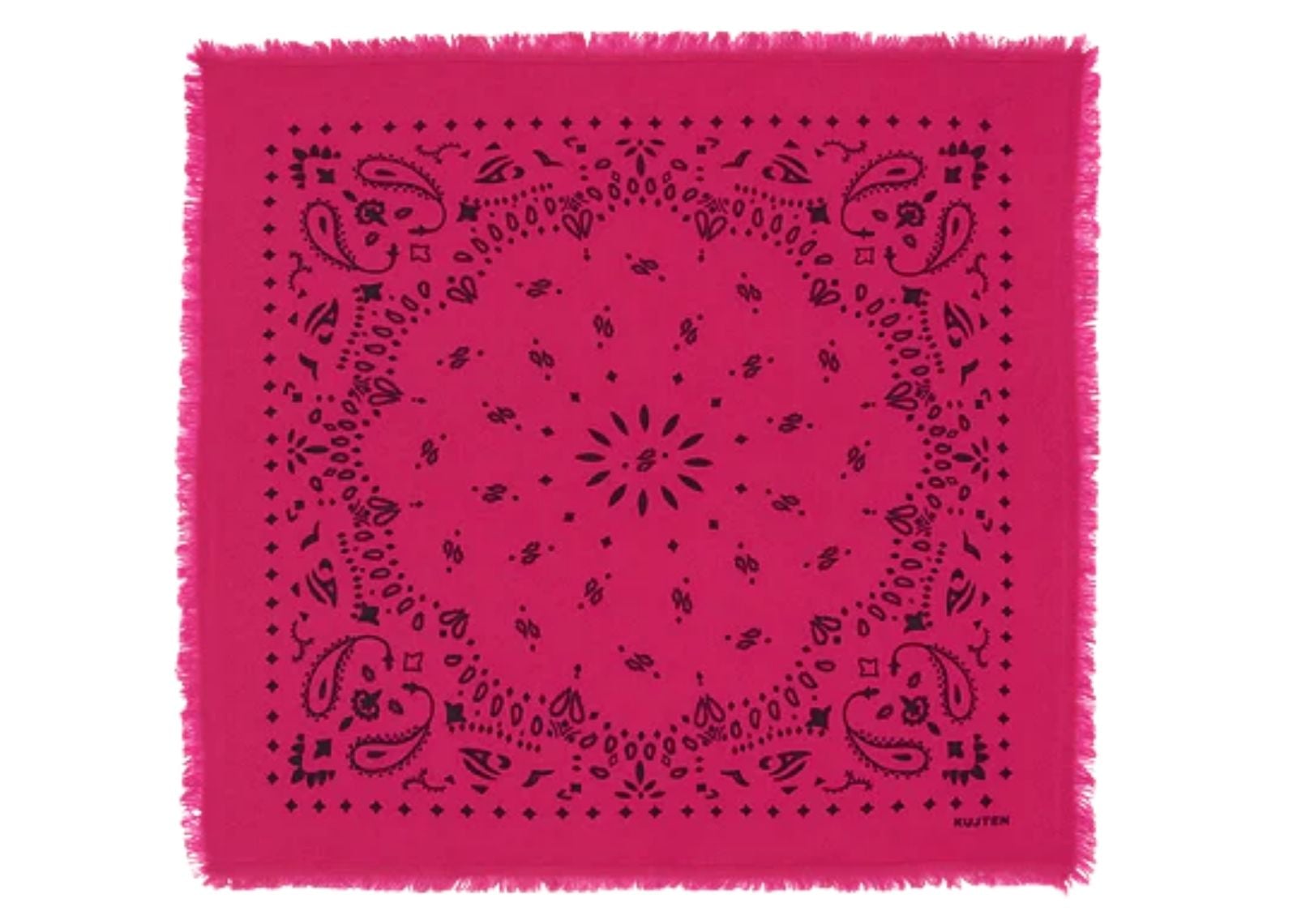 Kujten Small Cashmere Bandana Little Hachi Fuchsia