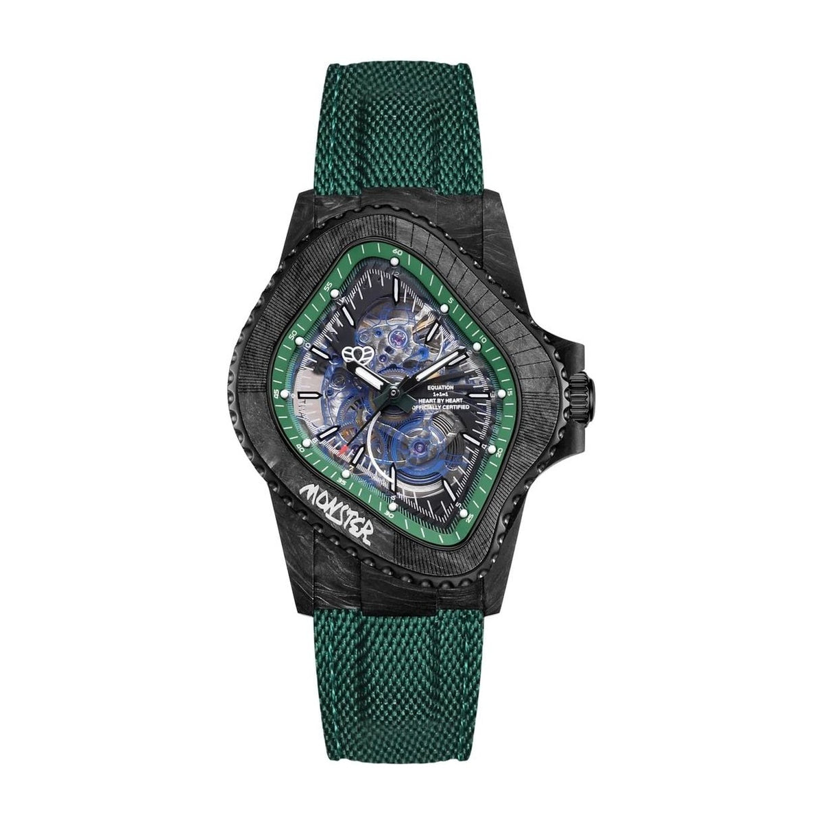 Laarvee Black Carbon Fiber Resin Composite Green