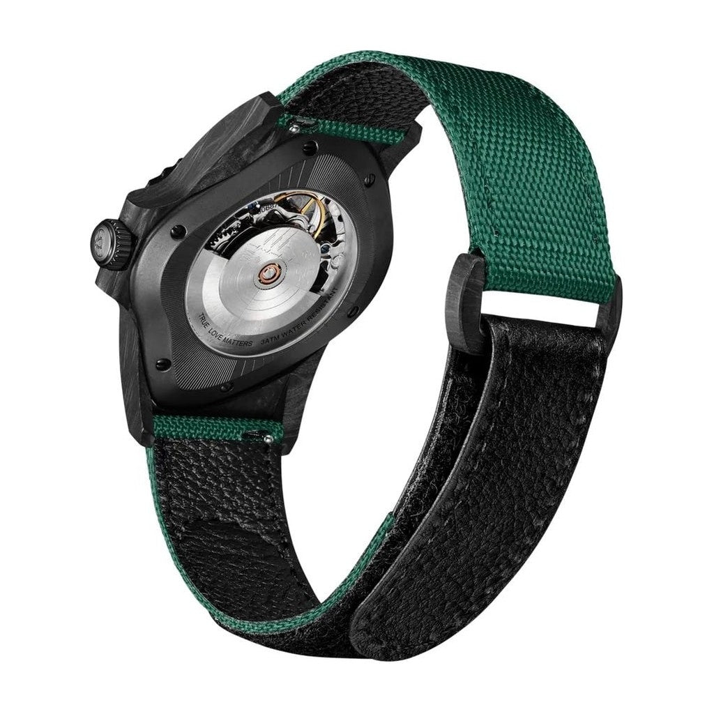 Laarvee Black Carbon Fiber Resin Composite Green
