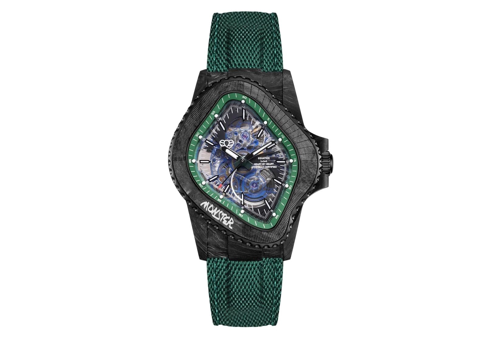 Laarvee Black Carbon Fiber Resin Composite Green