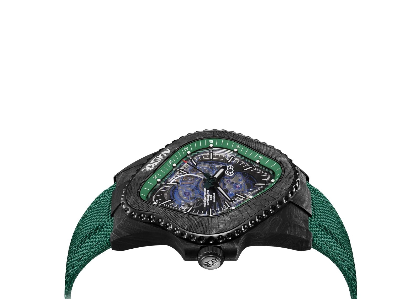 Laarvee Black Carbon Fiber Resin Composite Green
