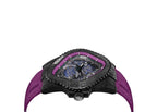 Laarvee Black Carbon Fiber Resin Composite Purple