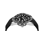 Laarvee Black Fluoroelastomer Strap Black & Black