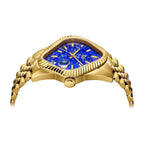 Laarvee Fluted Bezel Gold Lapis Lazuli