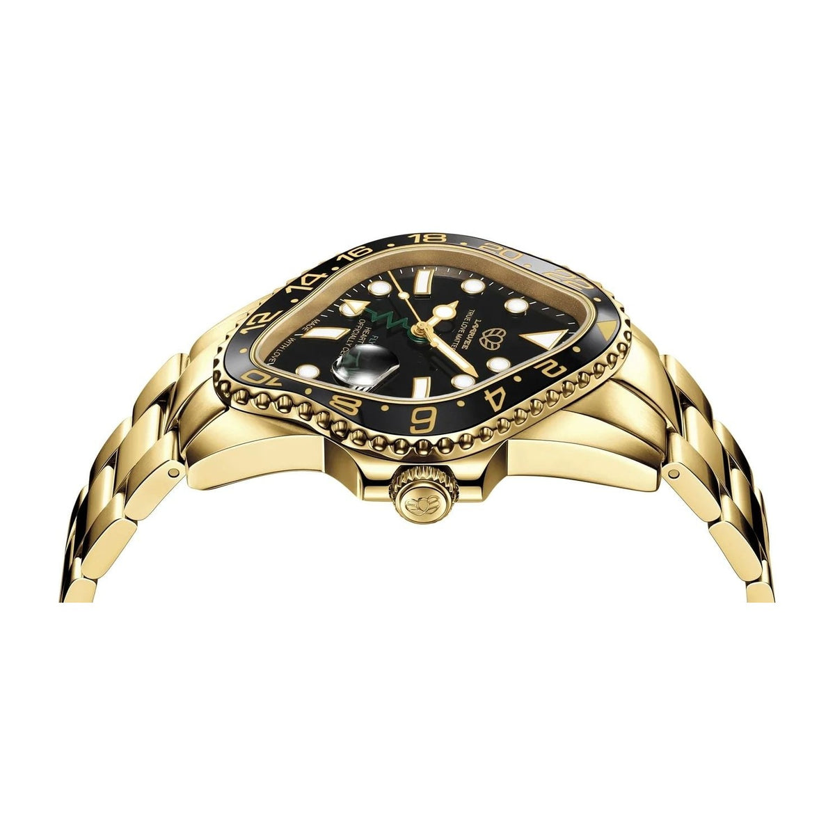 Laarvee Golden Precision Steel Black Black & Black GMT