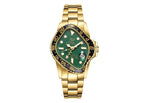 Laarvee Golden Precision Steel Black & Green GMT