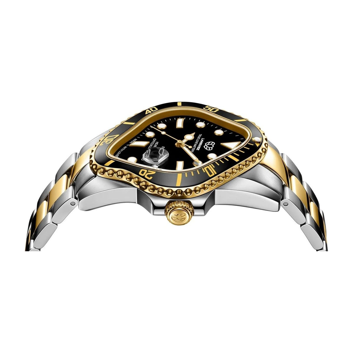 Laarvee Silver Golden Precision Steel Black & Black