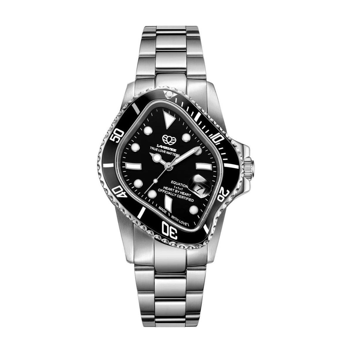 Laarvee Silver Precision Steel Black & Black