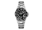 Laarvee Silver Precision Steel Black Black & Black GMT