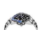 Laarvee Silver Precision Steel Black Blue & Black GMT