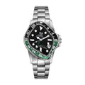 Laarvee Silver Precision Steel Black Green & Black GMT