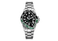 Laarvee Silver Precision Steel Black Green & Black GMT