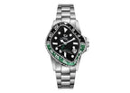 Laarvee Silver Precision Steel Black Green & Black GMT
