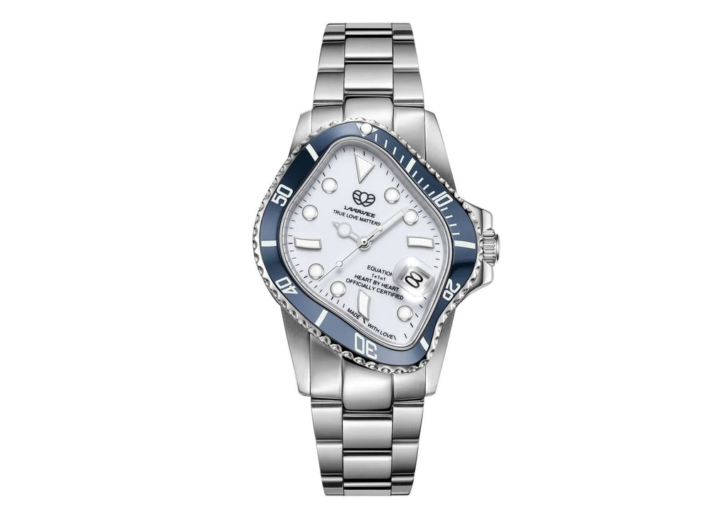Laarvee Silver Precision Steel Blue & White